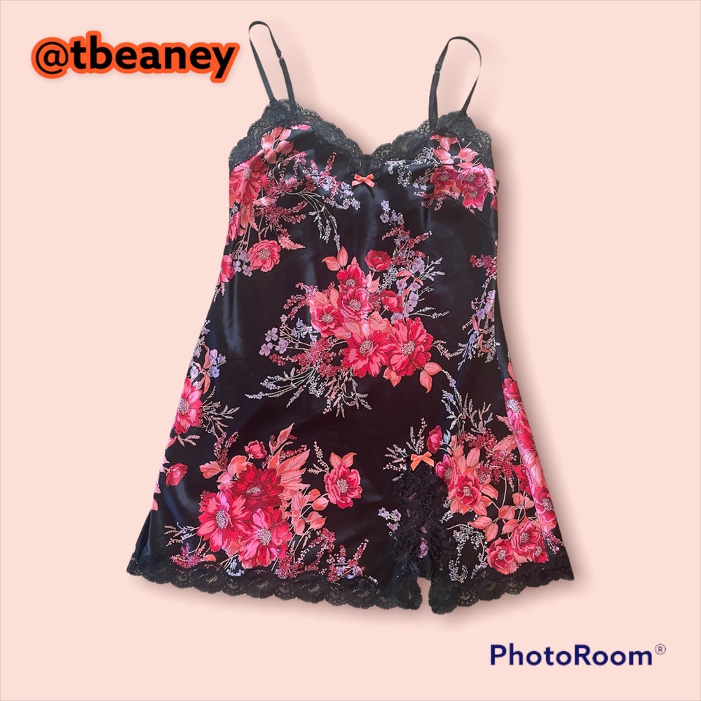 Victoria’s Secret Satin Floral Slip